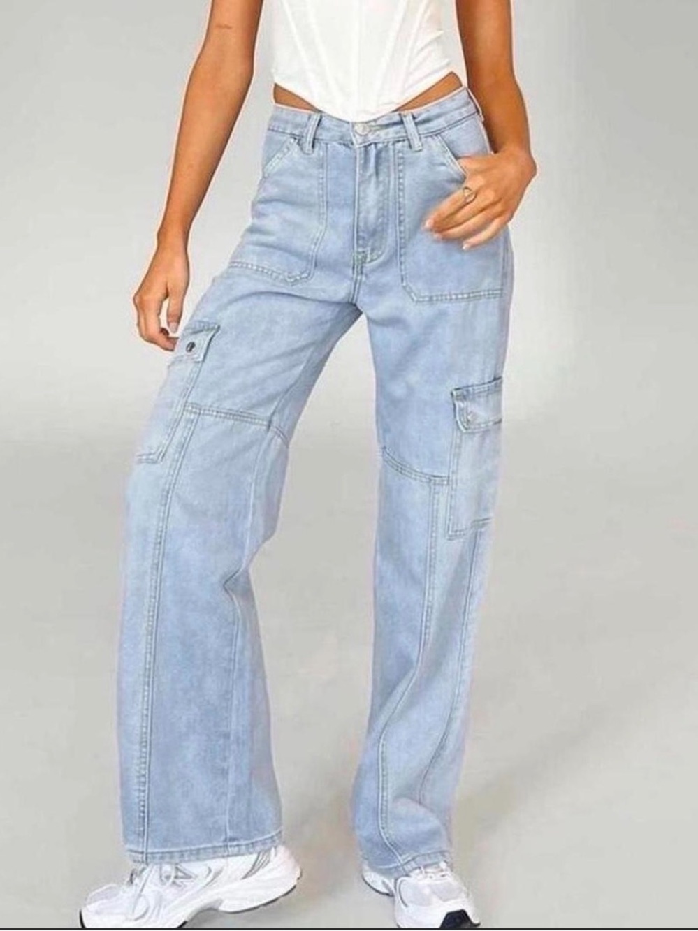 Princess Polly Vincent cargo jeans